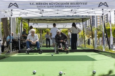 Mersin&rsquo;de Engelsiz Rekabet: Bocce Turnuvasında heyecan dolu anlar
