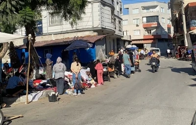 Mersin’de izinsiz kurulan pazar kaldırıldı
