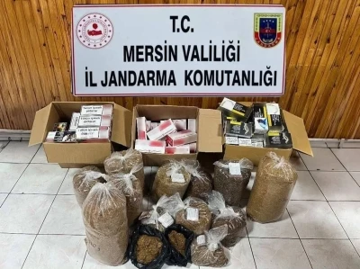 Mersin&rsquo;de ka&ccedil;ak makaron operasyonu: 2 g&ouml;zaltı
