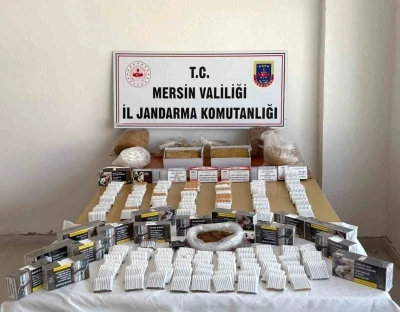 Mersin’de kaçak makaron operasyonu: 3 gözaltı
