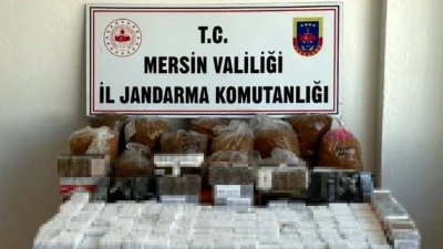 Mersin’de kaçak sigara operasyonu: 15 bin makaron ve 31 kilo tütün ele geçirildi
