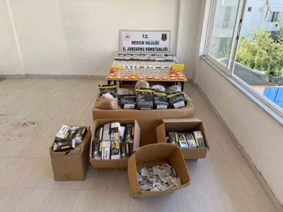 Mersin’de kaçak sigara operasyonu: Binlerce kaçak makaron ve tütün ele geçirildi
