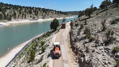 Mersin&rsquo;de kırsal ulaşımı rahatlatan asfalt &ccedil;alışması tamamlandı
