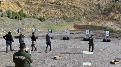 Mersin&rsquo;de orman muhafaza personeline atış eğitimi
