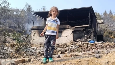 Mersin’de orman yangınında evler yandı, hayvanlar telef oldu
