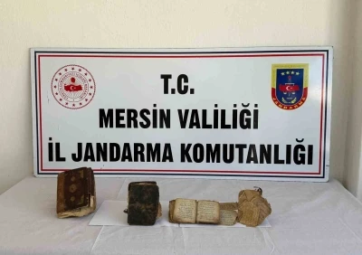 Mersin’de tarihi eser operasyonu
