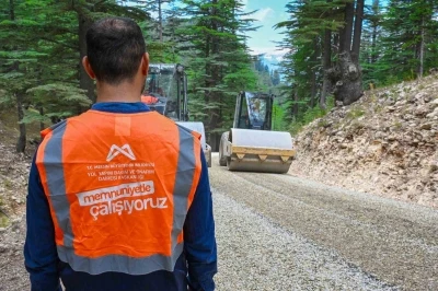 Mersin’de yayla yolu 50 kilometreden 18 kilometreye düştü
