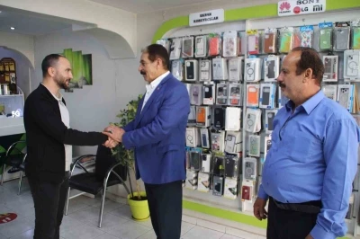 MESOB Başkanı Keskin&rsquo;den esnaf ziyareti
