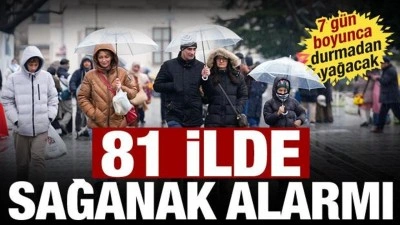 Meteoroloji alarm verdi! T&uuml;rkiye&rsquo;ye 7 g&uuml;n boyunca sağanak geliyor