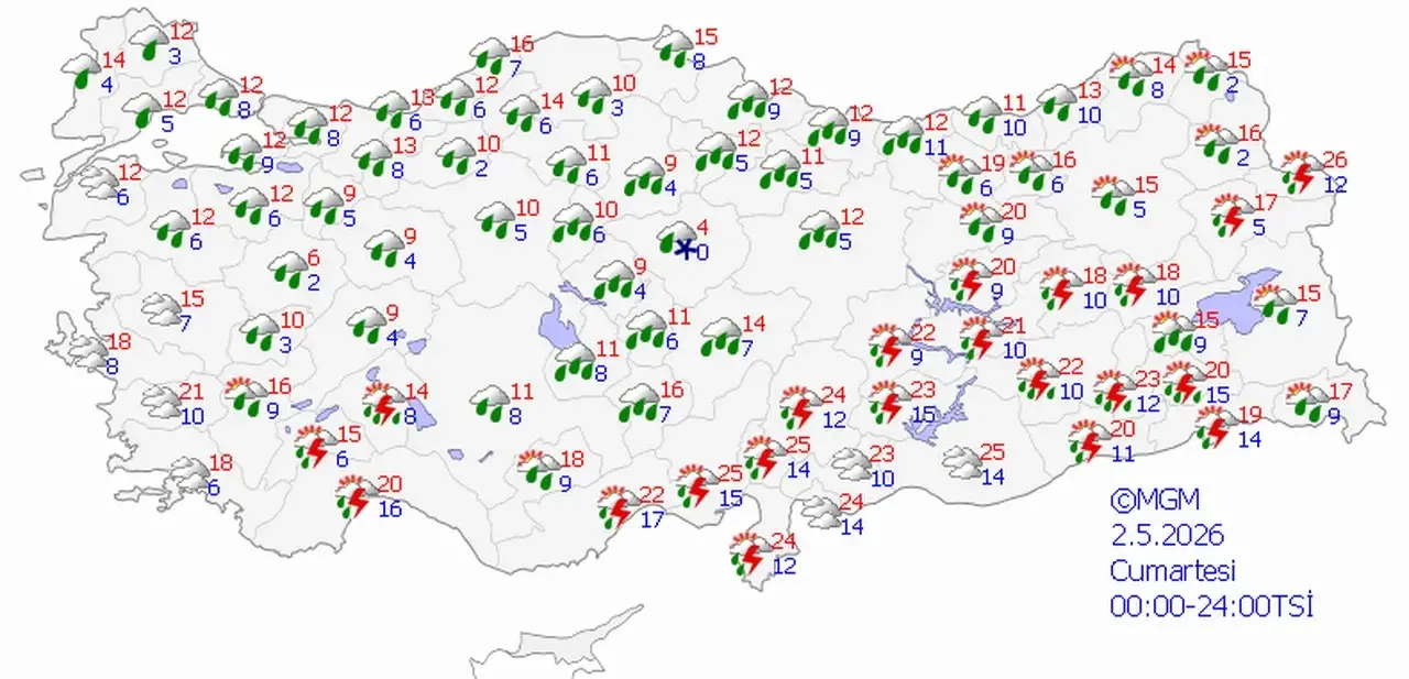Meteoroloji'den hava durumu raporu: 7 ilimiz karla kaplanacak!