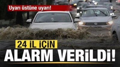 Meteorolojiden son dakika duyurusu! 24 il için alarm verildi! Kar ve yağmur bekleniyor
