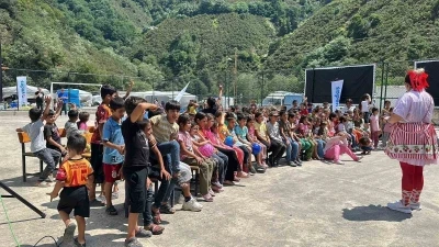 METİP alanındaki çocuklar için özel etkinlik
