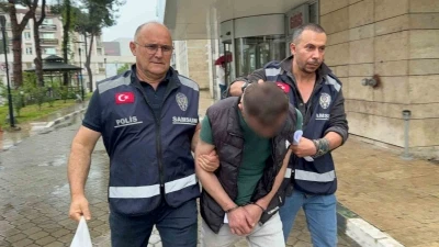 Mezarlıkta eşini darbeden koca tutuklandı
