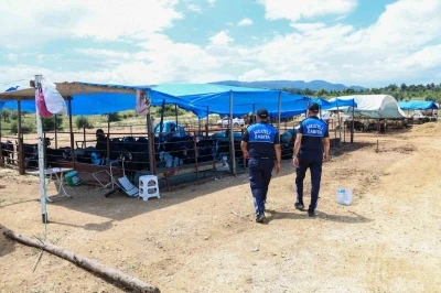 Mezitli&rsquo;de Kurban Bayramı &ouml;ncesi sıkı denetim
