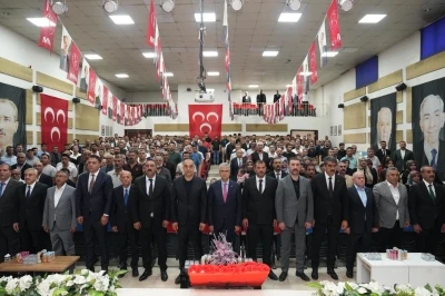 MHP Aşkale il&ccedil;e kongresi tamamlandı: Yeni Başkan Raci G&uuml;rcan Malli oldu
