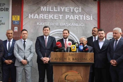 MHP&rsquo;de bayramlaşma
