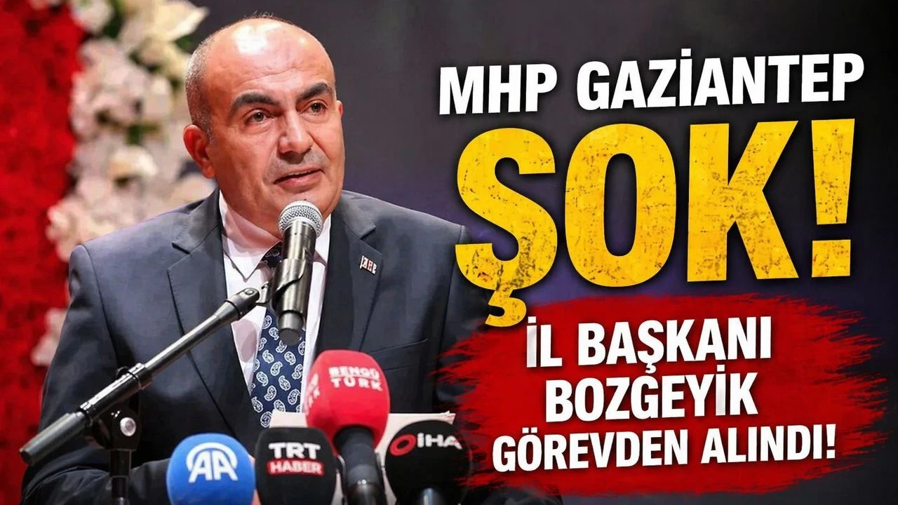 MHP Gaziantep il başkanı g&ouml;revden alındı. İşte yerine gelecek olan isim!..