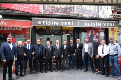 MHP Gaziantep İl Başkanı Mehmet Sait Kılı&ccedil;, Alaybey Esnafını Ziyaret Etti