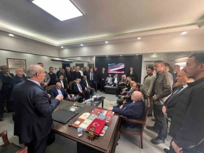 MHP Gaziantep&rsquo;te yeni il başkanına ziyaret trafiği