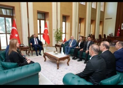 MHP Milletvekili ve Meclis İdari Amiri Sermet Atay’dan Gaziantep Valisi Kemal Çeber’e “Hayırlı Olsun” Ziyareti