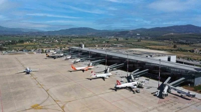 Milas-Bodrum Havalimanı 9 ayda 3 milyon 762 bin yolcuya hizmet verdi
