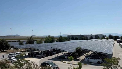 Milas-Bodrum Havalimanı’nda güneş enerjisi santrali kurulumu tamamlandı
