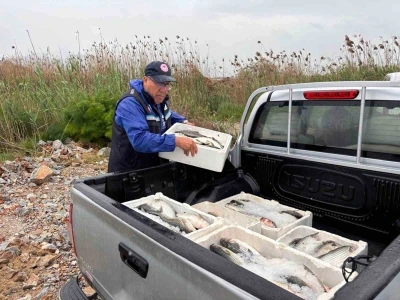 Milas&rsquo;ta ka&ccedil;ak avcılığa ge&ccedil;it yok: 80 kilo kefal balığına el konuldu
