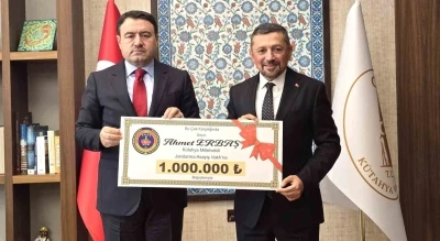 Milletvekili Ahmet Erbaş’tan Jandarma Teşkilatına 1 milyon TL bağış
