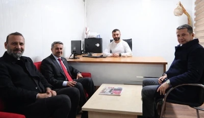 Milletvekili Alkayış&rsquo;tan İHA&rsquo;ya ziyaret
