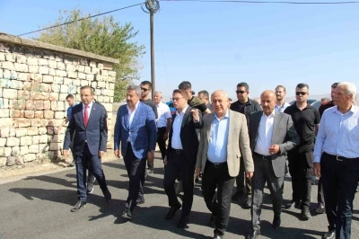 Milletvekili Arslan Tatar, Cizre’de yapımı tamamlanan köy yollarını inceledi

