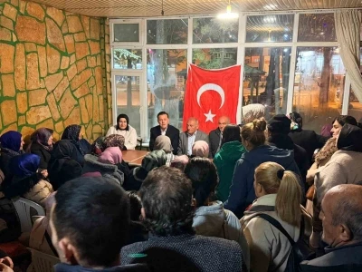 Milletvekili Hatipoğlu, Han muhtarları ile bir araya geldi
