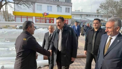 Milletvekili T&uuml;fencki Arguvan&rsquo;da temaslarda bulundu

