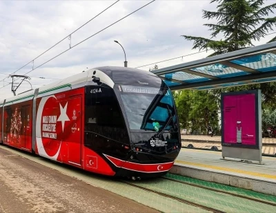Milli maç saatinde tramvay ücretsiz
