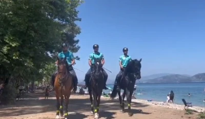 Milli Park&rsquo;ta atlı jandarmadan sıkı denetim
