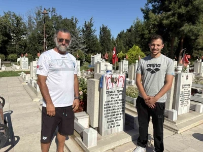 Milli yüzücü Doğukan Ulaç, şampiyonluğunu Şehit Pilot Yüzbaşı Cengiz Topel’e adadı
