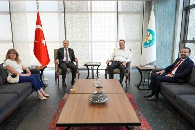 MİMSAD ’İnşaatçılar Çarşısı’ projesini Başkan Dutlulu ile paylaştı
