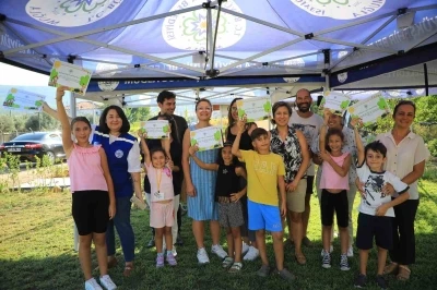 Minik Eller Hasat Sevinci Yaşadı
