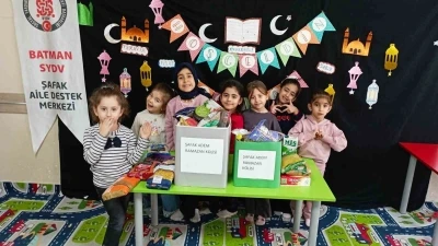 Minik kalplerden b&uuml;y&uuml;k dayanışma
