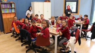 Minik öğrenciler atölyelerde yeteneklerini keşfetti
