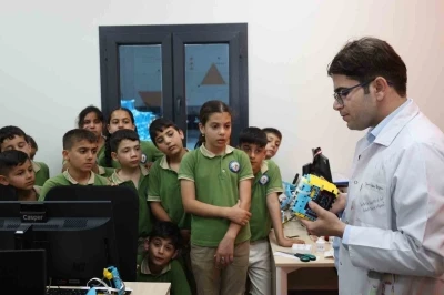 Minik &ouml;ğrenciler Hatay bilim merkezinde bilimle buluştu
