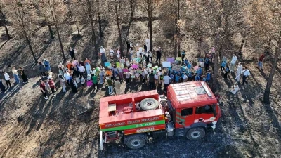 Minik yürekler yeşil vatana sahip çıktı
