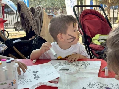 Miniklerin yüzü Gezgin Çocuk Atölyesi ile güldü
