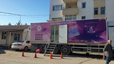 Mobil kanser tarama aracı Başkale&rsquo;de
