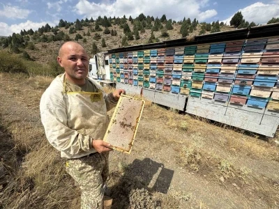 Mobil tır ile bal üretiyor kovanları indirmeden Toros Dağları’nı karış karış geziyor
