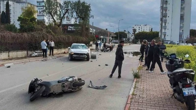 Motokurye feci kazada hayatını kaybetti, son yolculuğuna meslektaşları konvoyla uğurladı
