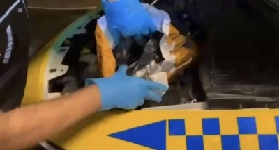 Motor kaputundan 3 milyon liralık metamfetamin ele ge&ccedil;irildi
