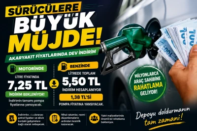 Motorinde Dev İndirim Beklentisi: S&uuml;r&uuml;c&uuml;lere &Ccedil;ifte M&uuml;jde