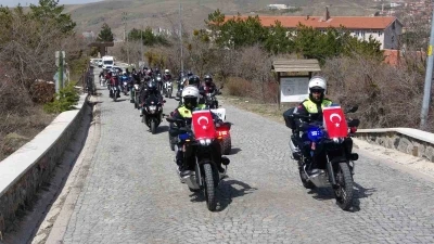 Motosiklet tutkunları &Ccedil;amlık Milli Parkı&rsquo;nda buluştu

