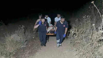 Motosiklet uçurumdan yuvarlandı: 1 Ağır yaralı
