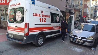 Motosikletten düşen sürücü yaralandı
